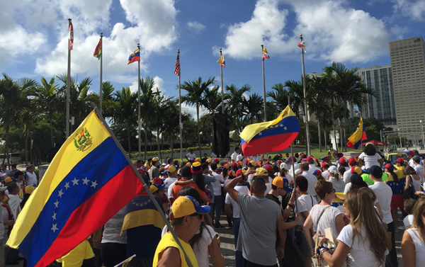 Venezuelan's Protest in Miami