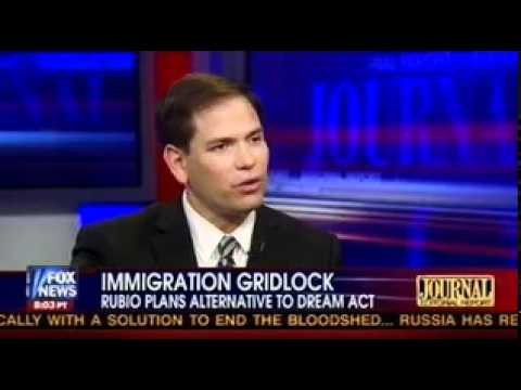 Marco Rubio Backpedaling his Position on Immigration Reform