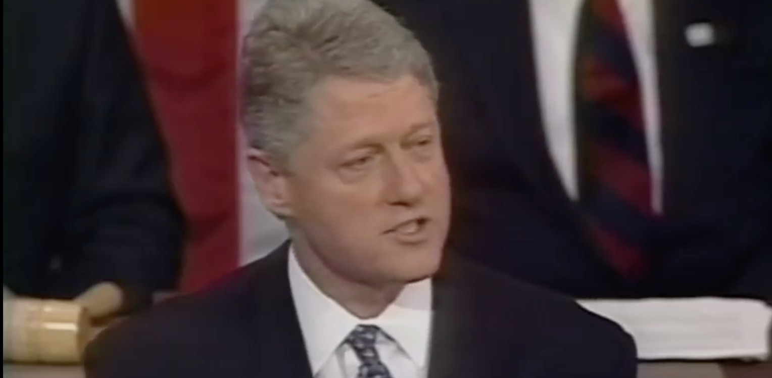 Bill Clinton, like Trump, held tough border security position