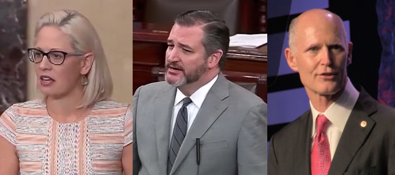 Here's your U.S. Senator's gov't shutdown vote