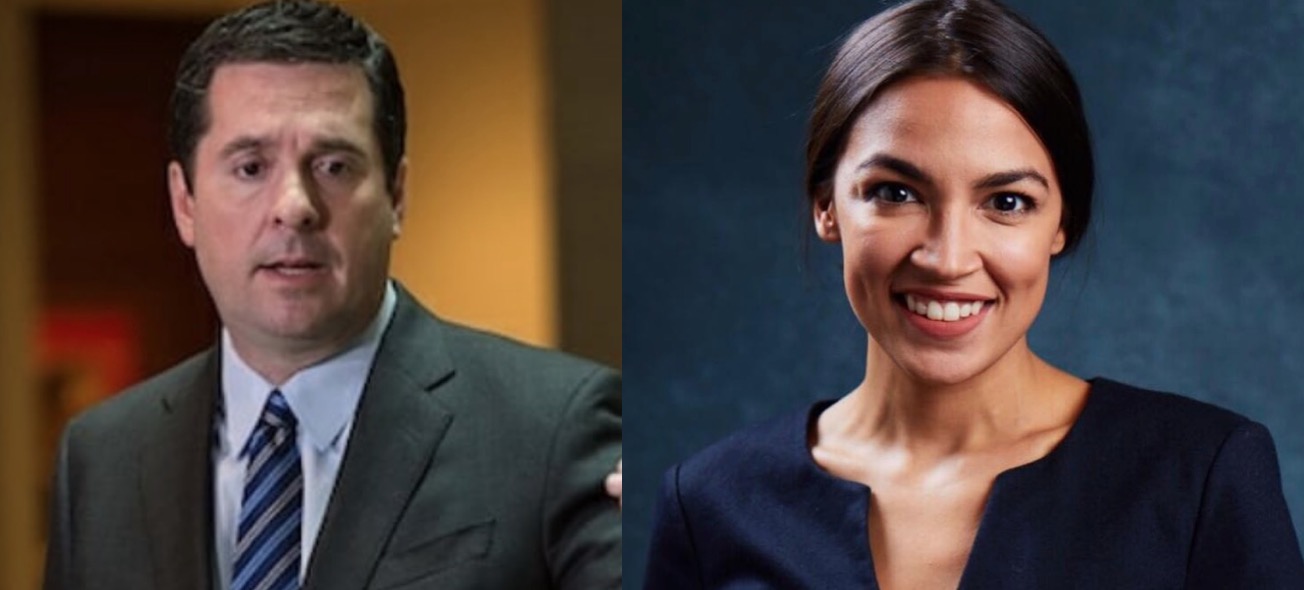 Nunes and Ocasio-Cortez spar over plastic straws, Socialism