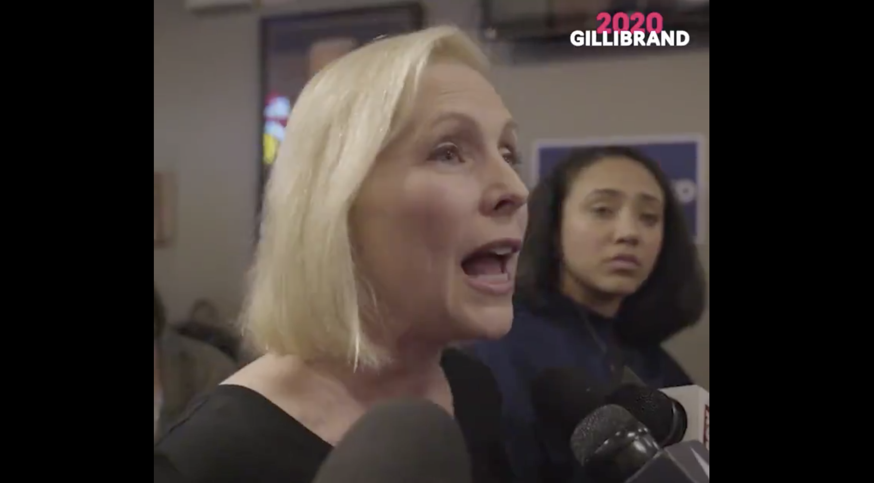 Liberal Democrat Gillibrand defends 'moderate' positions