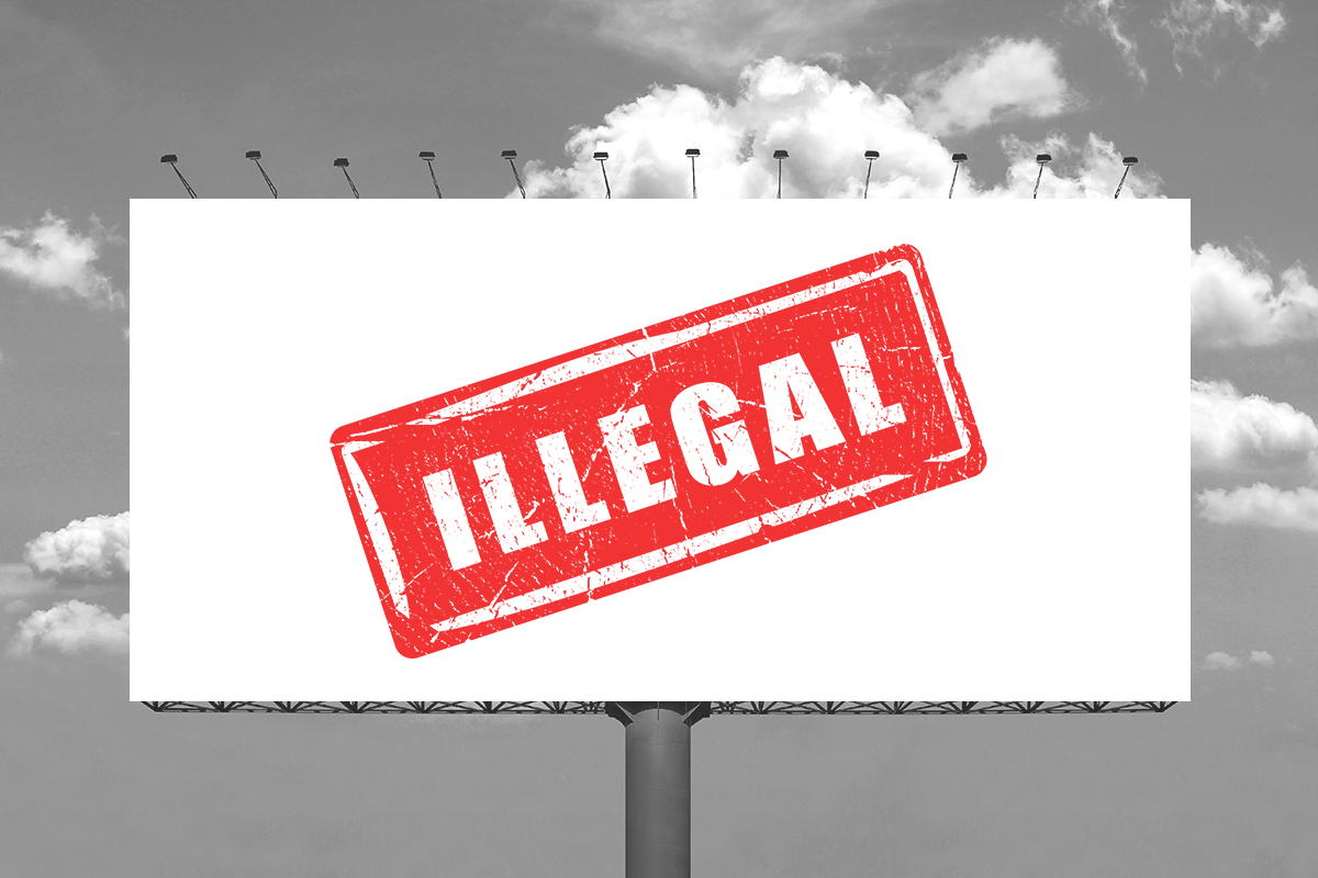 Texas outdoor advertising industry erected 8,000+ illegal billboards