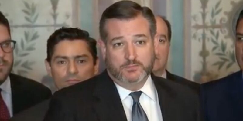Sen. Cruz presses stronger gun background checks