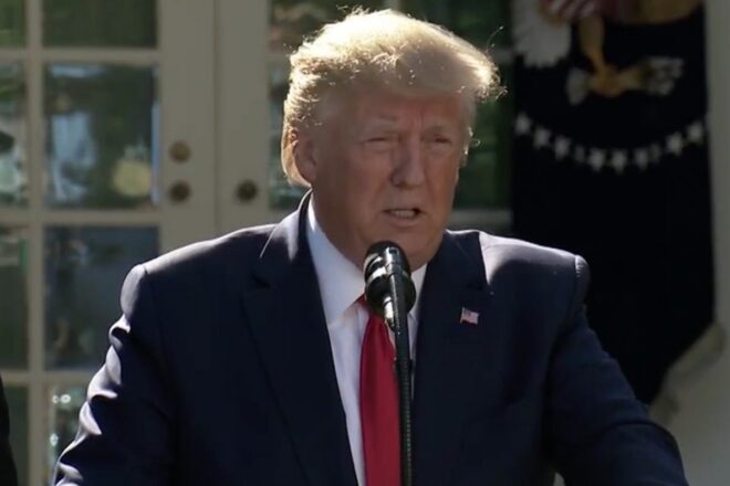 With impeachment looming, Trump announces “BIG” economic news
