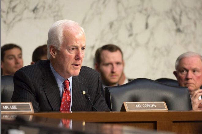 Cornyn: Impeachment puts Bipartisan Legislation in Jeapordy
