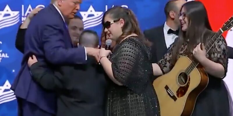 Trump loves on Israeli special needs kids