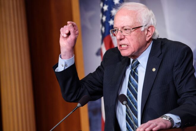 Bernie Sanders Threatens to Hold Up Coronavirus Stimulus Relief Package