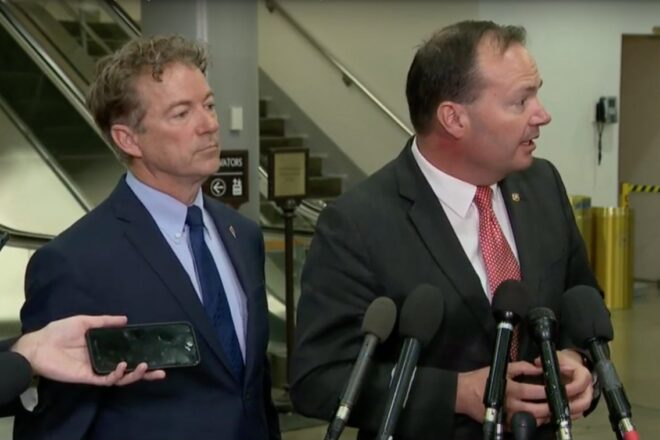 Mike Lee: Iran Briefing from Trump Administration was ‘Insulting and Demeaning'