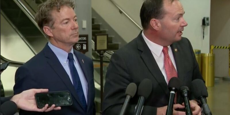 Mike Lee: Iran Briefing from Trump Administration was ‘Insulting and Demeaning'
