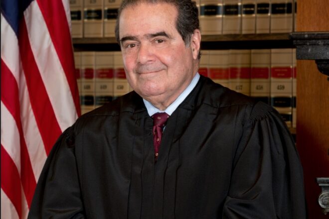 Harvard Law student, others trash Antonin Scalia