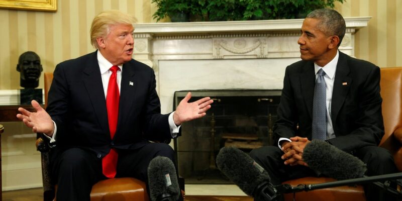 Trump Fires Back At Obama For Taking Credit For Economic Boom