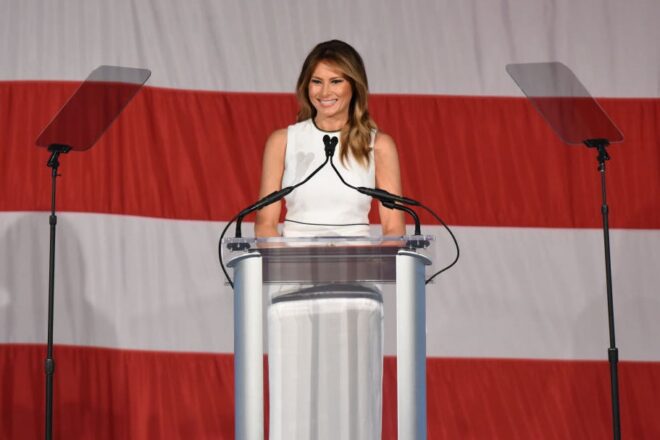 Melania Trump Awarded ‘Woman Of Distinction’ Award From Palm Beach University