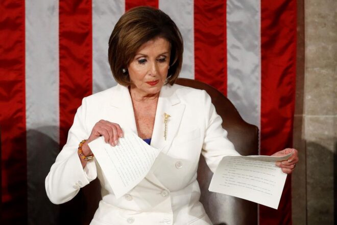 Pelosi Trashes Trump Address: ‘He shredded the truth, so I shredded his speech'