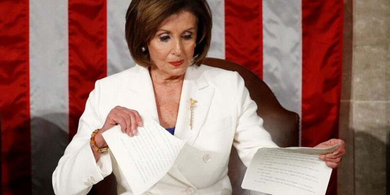Pelosi Trashes Trump Address: ‘He shredded the truth, so I shredded his speech'