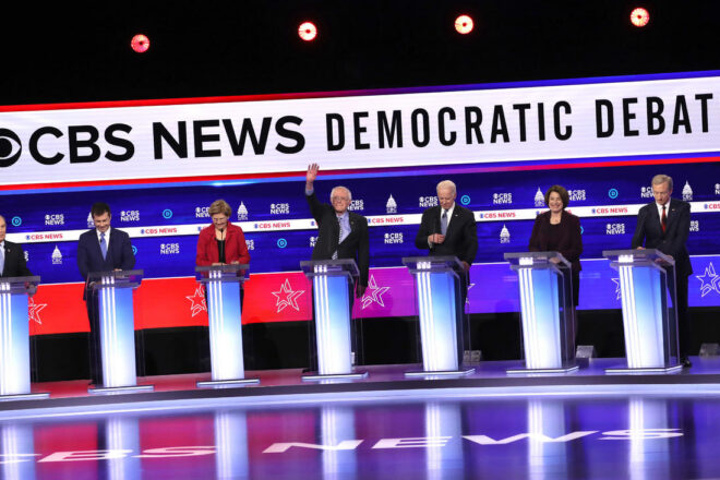 Democrat Rivals Desperate to Stop Sanders in Chaotic South Carolina Debate