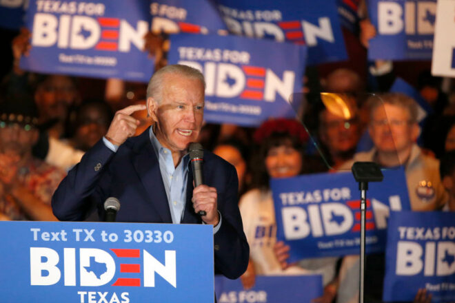 Biden Takes Texas — Sweeping Southern States on Super Tuesday