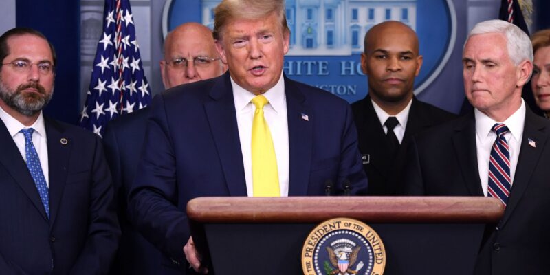 Trump Announces Payroll Tax Cut Relief Amid Financial Market Fear Over Coronavirus
