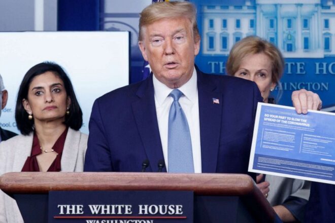 President Trump Issues New Stricter National Coronavirus Guidelines