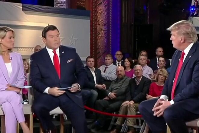 Trump at Fox News Town Hall: 'I was all set for Bernie'