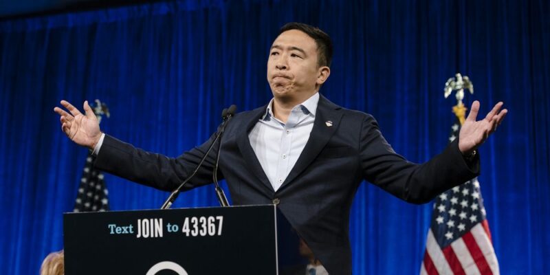 Andrew Yang Sues New York Over Cancelled Democratic Presidential Primary