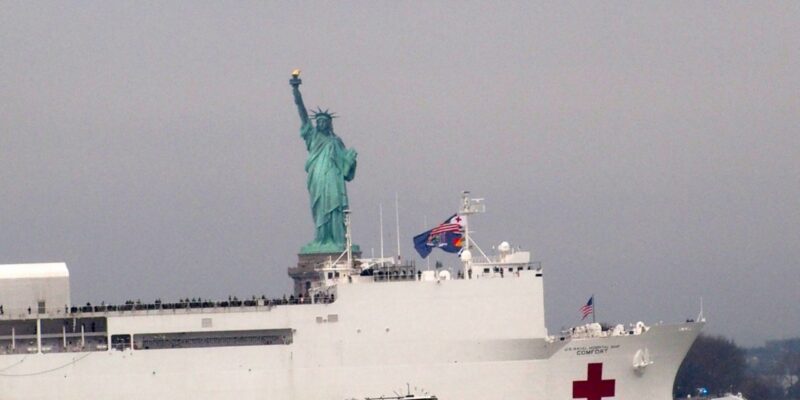 Trump Says USNS Comfort Will Now Treat Coronavirus Patients