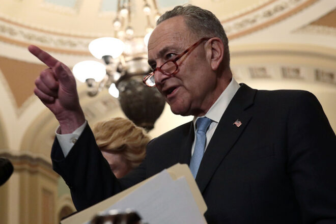 Schumer Demands Senate Investigate Trump’s Coronavirus Response