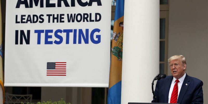 President Trump Announces Plan And Funding To Help States Increase Coronavirus Testing