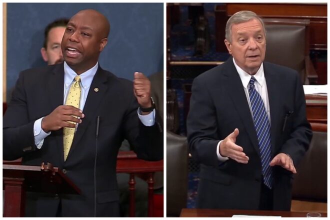 Sen. Tim Scott Slams Durbin For Calling His Police Reform Bill A ‘Token, Half-Hearted Approach’