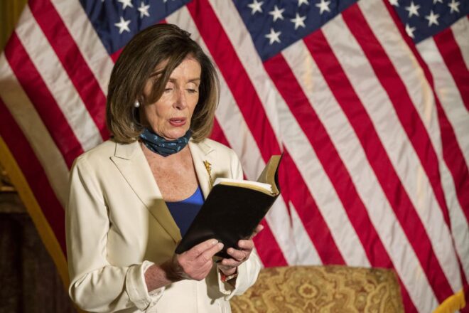 Pelosi in Citing Ecclesiastes Urges Trump to Be a ‘Healer in Chief’