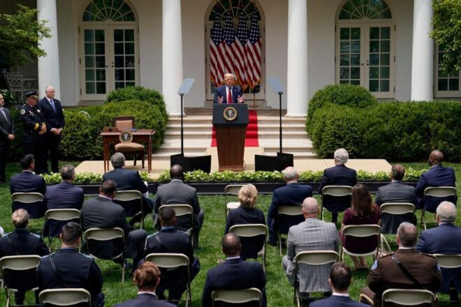 Trump Signs Executive Order On Police Reform