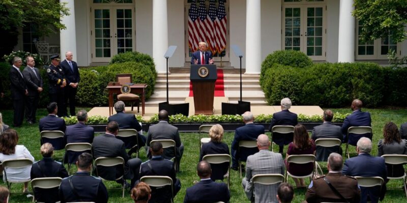 Trump Signs Executive Order On Police Reform
