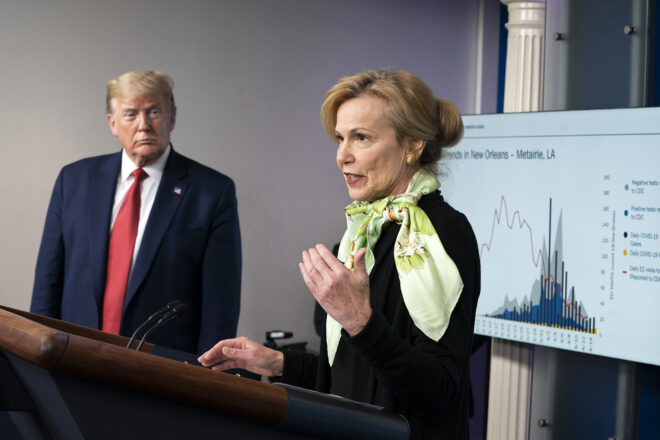 Trump Criticizes Dr. Birx Over Response to Pelosi’s Criticism