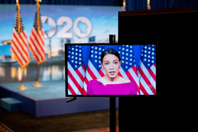 AOC Pushes Progressive Platform During 97 Second DNC Remarks, Makes No Mention of Biden
