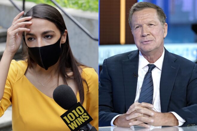 AOC Feuds With RINO Kasich Ahead of DNC Convention Billed As Night Of ‘We The People’