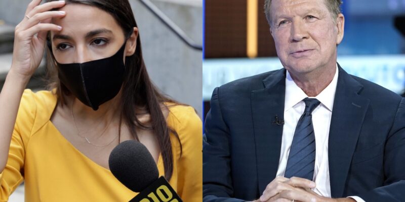 AOC Feuds With RINO Kasich Ahead of DNC Convention Billed As Night Of ‘We The People’
