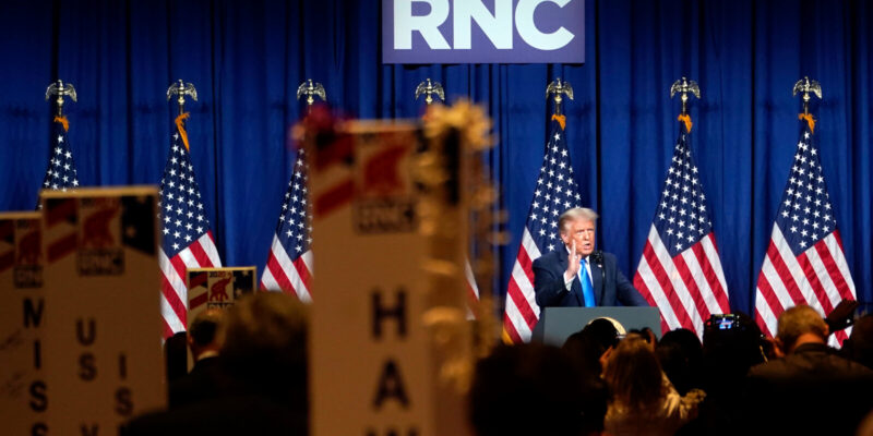 Trumps Makes First RNC Appearance