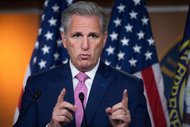 McCarthy Threatens Motion To Oust Pelosi If She Attempts Impeachment