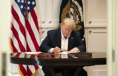 Trump Delivers Video Update From Walter Reed: 'I Feel Much Better Now'