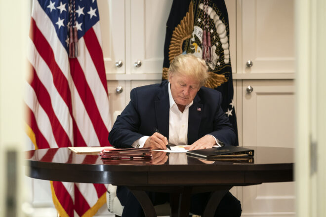 Trump Delivers Video Update From Walter Reed: 'I Feel Much Better Now'